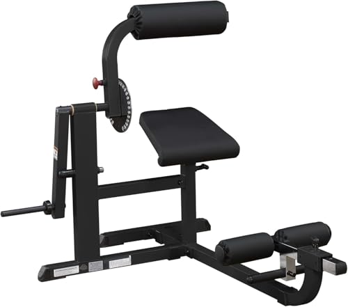 Body-Solid (GCAB360B) CAM Ab and Back Machine - Dual-Function Core and Lower Back Strength Trainer with Adjustable Range-of-Motion