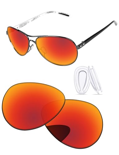 Image of Replacement Lenses & Nosepads for Oakley Feedback OO4079 59mm Sunglass - Precision Fit, UV Block & Impact Resistant