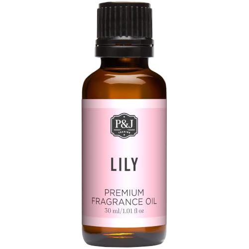 P&J Trading Lily Essential Oil, 30ml - Premium Grade Fragrance Oil for Candle Making, Diffuser, Soap, Perfume, Aromatherapy, Home & Car Diffusion