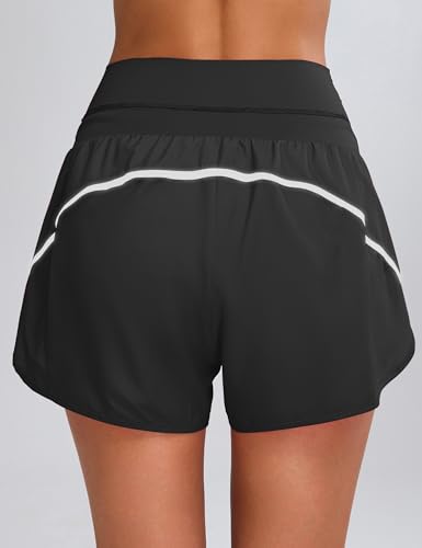 Blooming Jelly Women's Workout Shorts Athletic Running High Waisted Gym Exercise Shorts with Pocket3