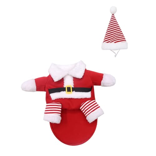 Disfraz Navideño para Perro Talla 5XL Rojo