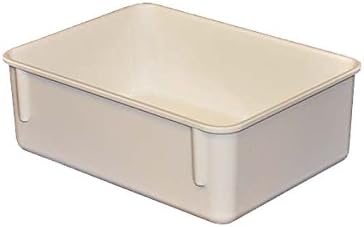 Toteline 9201085269 Nesting Container, Glass Fiber Reinforce, Plastic Composite, 11.75" x 8.75" x 4.13", White