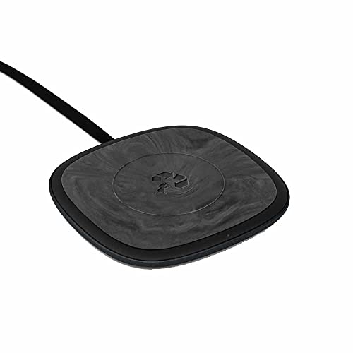 Nimble Apollo Wireless Charging Pad, 15W Fast Charging Pad for iPhone 16/15/14/13/SE/12 Series Pro Max Plus Samsung Galaxy S24/S23/S22 Series AirPods Pro and More, with USB-C Cable (No AC Adapter)