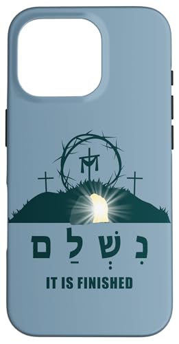 It is Finished ? Hebrew Passover Easter Jesus Empty Tomb �X�}�z�P�[�X iPhone 16 Pro �p