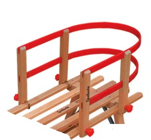 Sitzlehne Kleinkindersitzlehne für Schlitten Holzschlitten Holzrodel