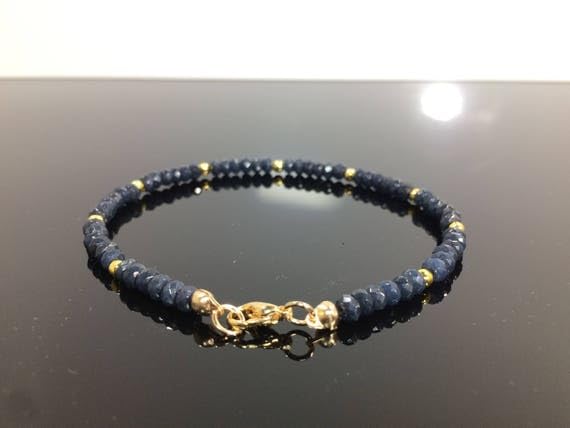 Pulsera de zafiro azul el regalo espiritual perfecto para aniversarios y cumpleaños 2