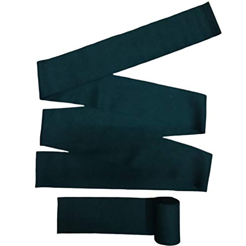 warreplica Medieval SCA LARP Reenactment Viking Wool Leg Wraps|Green color 96 inch|Norse Warrior Costume Accessory Puttees|Scandinavian Cloth Gaiters for Larp & Cosplay|Historical Leg Bindings Gaiters