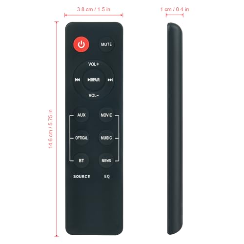 Télécommande BF21 pour barre de son Nakamichi : la solution pour remplacer votre modèle perdu - 4