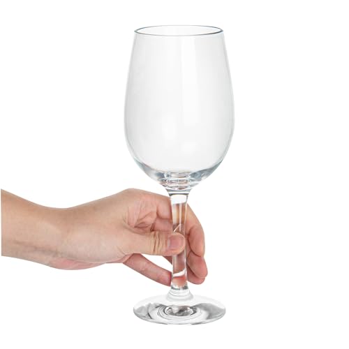 Restaurantware Bev Tek 16 Ounce Wine glasses, 48 Heavy-Duty Stemmed Wine Glasses - Dishwashable, Shatterproof, Clear Polycarbonate Wine Glasses, For All Kinds Of Beverages by Restaurantware - Image 8