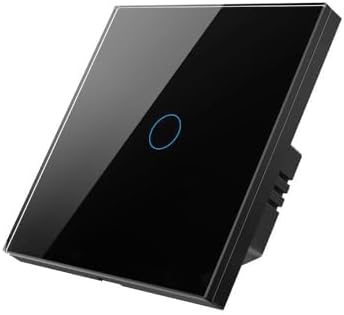 ZigBeeTuya Smart Light Touch Switch EU No Neutral Wire No Capacitor Required Smart Life 1/2/3 Gang Voice control-1011ZC-BLACK-01