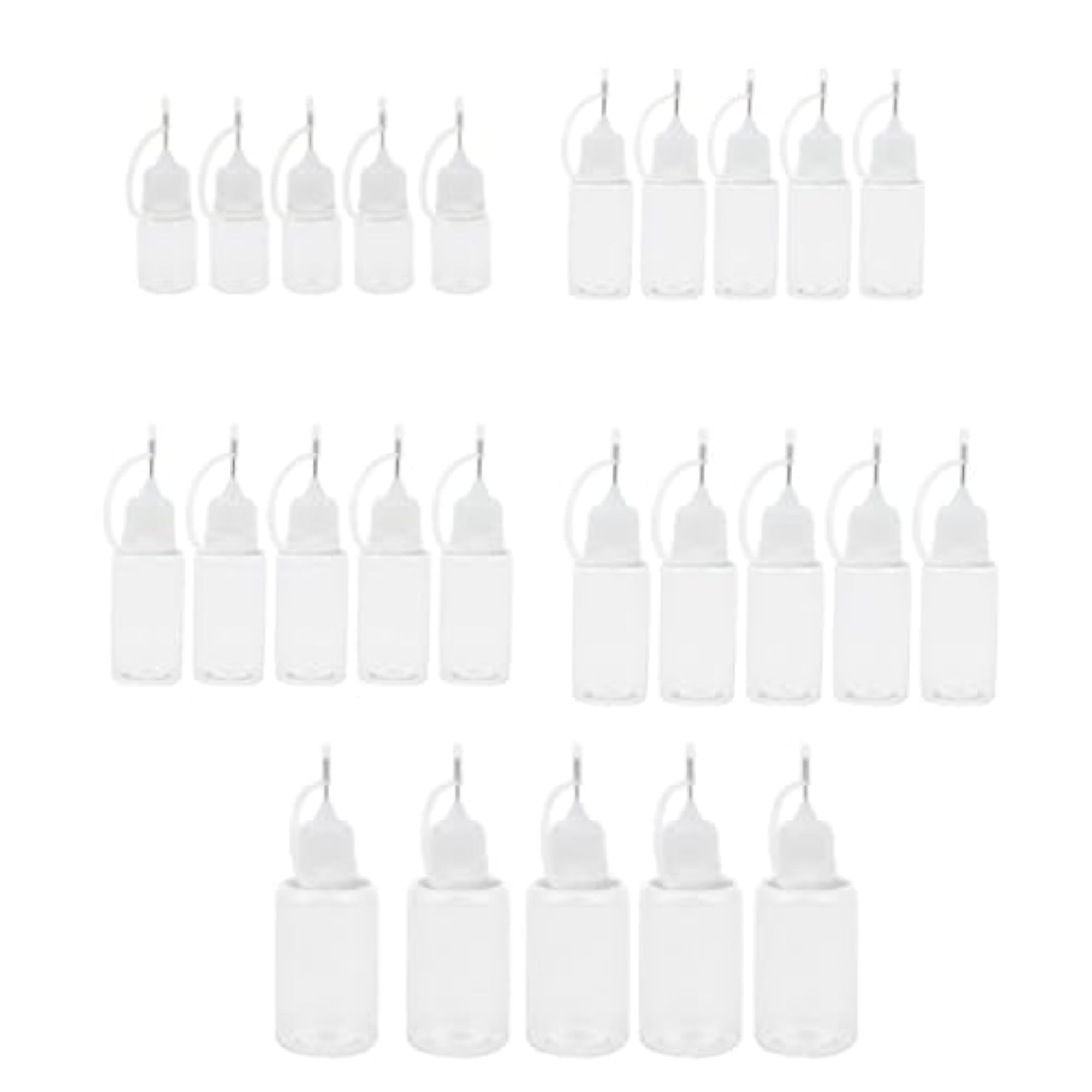 5x5Pcs 5ml Empty Plastic Squeezable Liquid Dropper Bottles