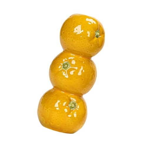 Jarrones de frutas apilados Rustics en cerámica decorativa para salones modernos 5