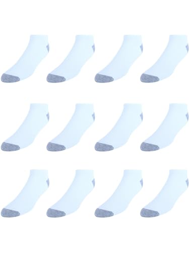 Image of Hanes Men's Socks, Active Cool X-temp Lightweight Moisture-wicking Cushioned Ankle, Crew and No Show, 12 and 14 Pair Packs