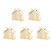 NUOBESTY Wood Decor 5Pcs DIY Piggy Bank Wooden House Piggy Bank DIY Cabin Coin Bank Unfinished Savings Bank DIY House Craft Piggy Bank for Kids Home Decor Girls Toys