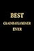Produktbild Best Claims Examiner Ever: Lined Notebook, Gold Letters Cover, Diary, Journal, 6 x 9 in., 110 Lined Pages