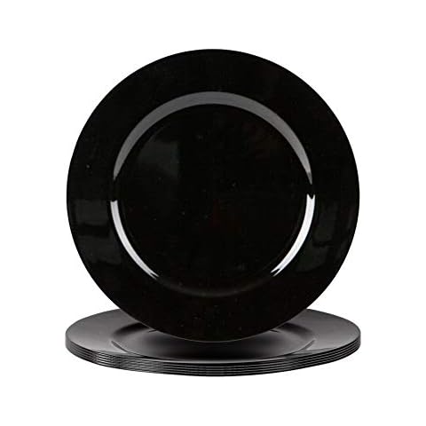 Argon Tableware 6 Stück Metallic Charger Plate Set Cover