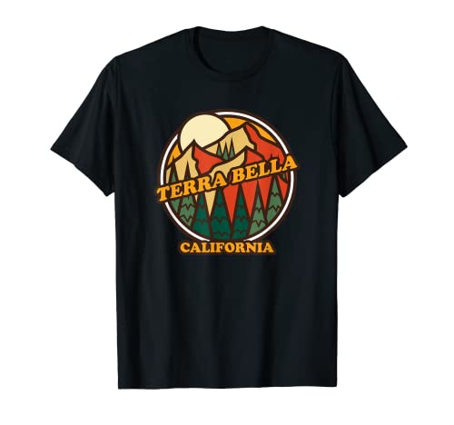 Vintage Terra Bella, Kalifornien Bergwandern Souvenir Pri T-Shirt Cover