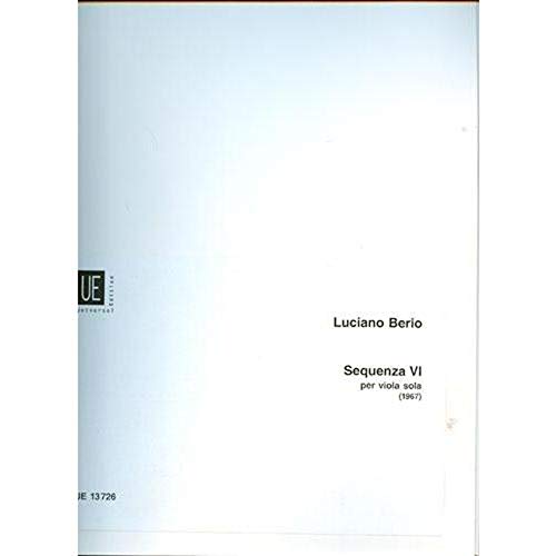 Berio: Sequenza VI (for viola)