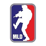 Milk Mug Designs US Army Division - Major League Door Kickers 3 inch Full Color Vinyl Decal