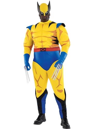 Party City Adult Wolverine Plus Size Costume - Marvel X-Men '97