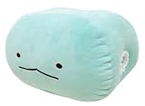 MORIPiLO 抱き枕 すみっコぐらし とかげ (ハグミークッション) 肌にやさしいマイクロ生地 グッズ ぬいぐるみ 昼寝枕 ブルー 40x25x20cm キャラクター まくらのモリシタ