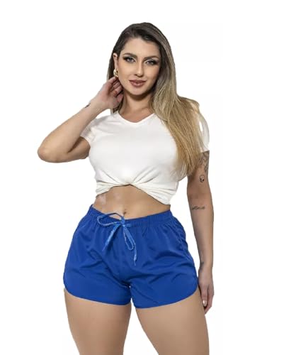 Shorts de Fitness Femininos para Academia, Treino, Corrida, Pretos (BR, Alfa, GG, Regular, Regular,