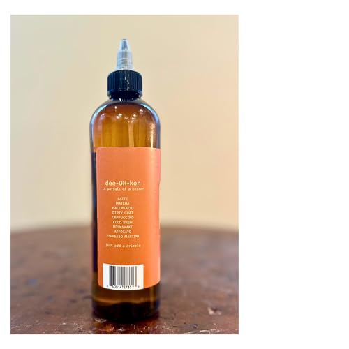 Image of Dioko Simple Syrup, 12 fl. oz Premium Coffee & Dessert Syrup with Easy Pour Spout | No Artificial Dyes or Colors | Perfect for Lattes, Iced Coffee, Cocktails, Pancakes & More (Caramel)