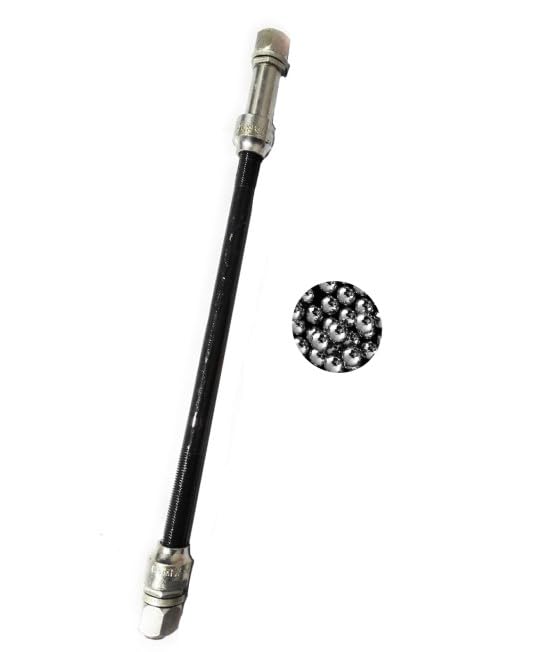 Bicycle Hub Axle, 10 inch Long With18pc Steel Balls
