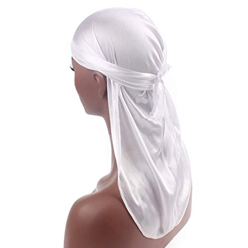 Homyl 5 PCS Mens Caudas Longas Tecer Cap Chapéu Pirata Durag Chemo Turbante Muçulmano