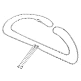 Collana con bacchette da batteria da donna: ideale per l'uso quotidiano, facile da abbinare tuo outfit e illumina il tuo look, collana con bacchette da batteria