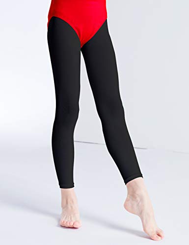 Image of Daydance Girl's Women's Footless Tights for Dance, Balle, Gymnasics
