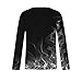 Muscularfit Casual Shirts for Men Fashion Long Sleeve 3D Flame Print Graphic Tee Shirts Loose Fit Crewneck Sweatshirts Fall Prime of Day Deals October 10-11 Slim Fit Dress Shirts for Men 2024 Red M