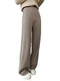 Anlass: Damen-Strickhose mit weitem Bein, geeignet für Alltag, Büro, Arbeit, Schule, Einkaufen, Party, Laufen, Konzert, Club, Cocktailparty, Reisen, Geschäftsreisen, Urlaub usw. Perfekt für Frühling, Herbst oder Winter