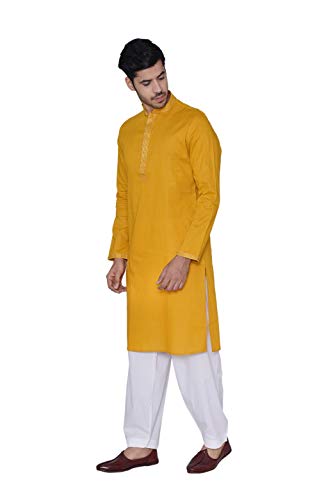 Image of Manthan Art Silk Kurta for Men