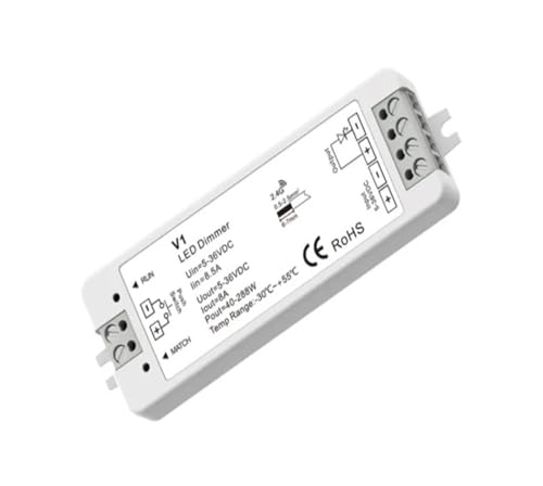 Contrôleur CV LED V1 Skydance 5-36V avec télécommande R11 pour ruban monocouleur
