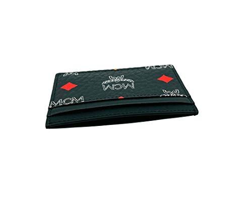 Mcm Women's Black Spectrum Diamond Rainbow Logo Visetos Card Holder Myaaasv02 #TOP2