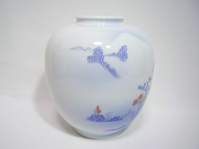 Amazon.co.jp: 深川製磁 富士山 花瓶 宮内庁御題『歩み』有田焼 Amazon.co.jp: 深川製磁 富士山 花瓶 宮内庁御題『歩み』有田焼