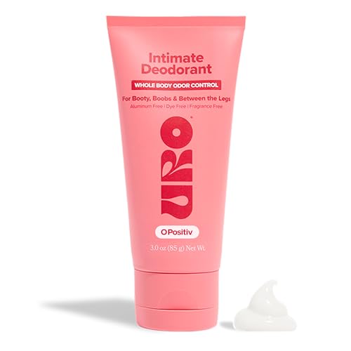 BAOJIANG URO Intimate Whole Body Deodorant Cream – Dermatologist Tested, Safe for Sensitive Skin, Aluminum Free, Unscented, Dries Clear – Odor Control (1pc)