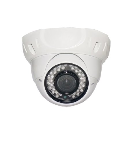 Cop Security INS-D281271 700TVL 1/3-Inch 960H CCD, 2.8~12mm Lens, 36pcs IR, Dome Camera (White)