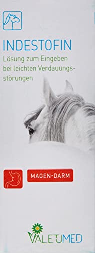 Valetumed Indestofin, 100 ml, Lösung zum Eingeben bei leichten Verdauungsstörungen, reines Naturprodukt, Ergänzungsfutter für Pferde und Ponys