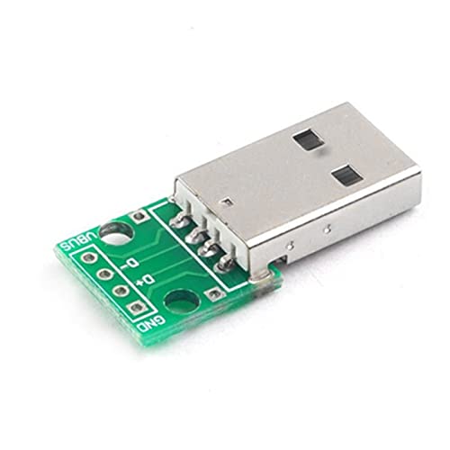 Adaptador USB-A Macho a DIP 4 pines, pack de 20 miniatura 4