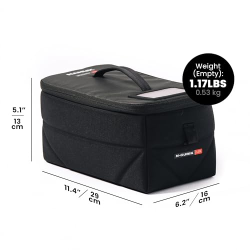 Image of NANUK N-PVD Messenger Bag for Camera and Drone, Black - 15L