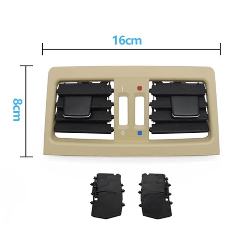 Grille de ventilation centrale arrière beige pour BMW Série 3 E90 E91 2005-2012
