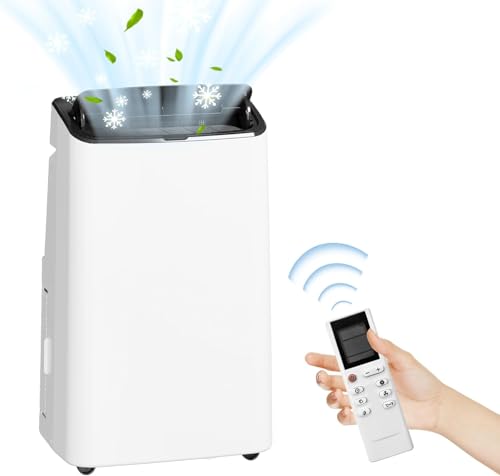 dainslef 14000 BTU Portable Air Conditioner for 750 Sq Ft 3-In-1 AC Unit with Cooling/Dehumidifier/Fan Modes, Remote, 24H Timer & Installation Kit for Home/Office/Dorm by dainslef - Used condition - Image 2