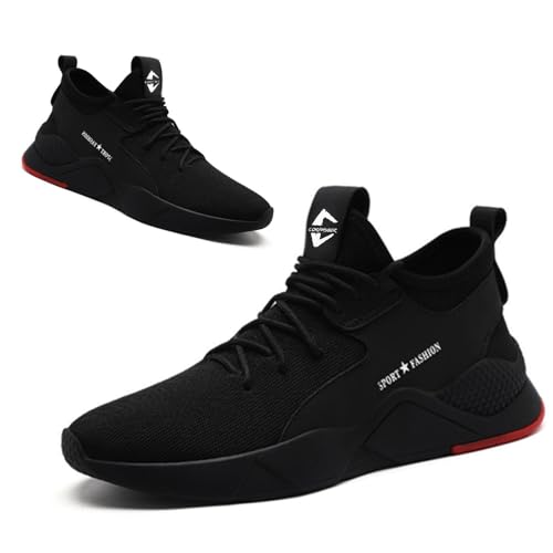 Image of Steel Toe Safety Shoes for Men Women Work Sneakers Breathable Lightweight Industrial & Construction Shoe