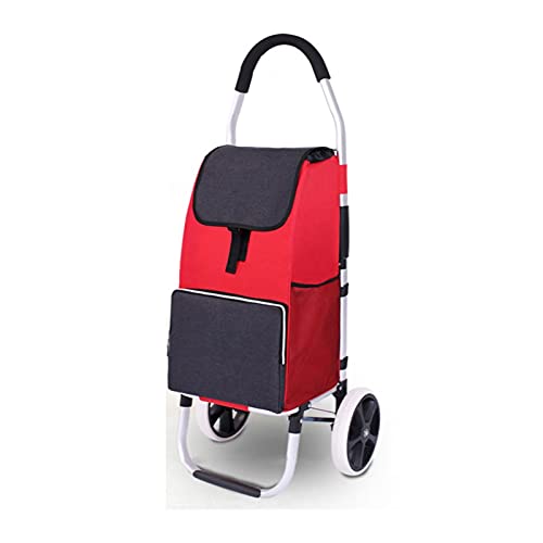 Chariot de courses grande capacité pliable pour monter les marches - 2