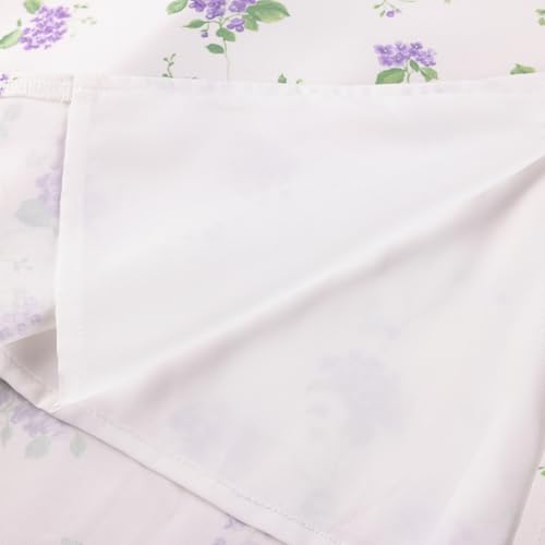 Image of Scarlet Darkness Women's Floral Corset Dress with Split 2026 Summer Spring Square Neck Midi Milkmaid Dresses White Purple Bouquet-Floral M