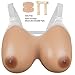 Vollence B Cup Realistic Strap on Silicone Breast Forms Enhancer Boobs No Bra Need for Cross dresser