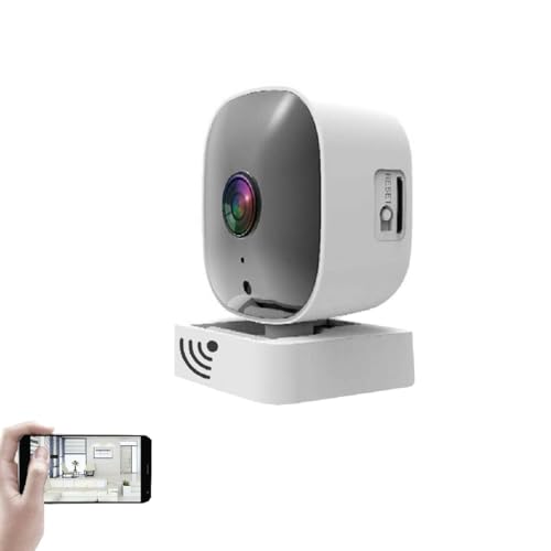 Genérico Cámara de Vigilancia WiFi Interior 2K para Domicilio con Visión Nocturna a Color,Grabación 24/7 Y Alertas Inteligentes,Detección de Movimiento,Audio Bidireccional,2.4GHz Wi-Fi
