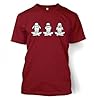 Three Wise Stormtroopers T-shirt - Cardinal Red Large (42/44") #1